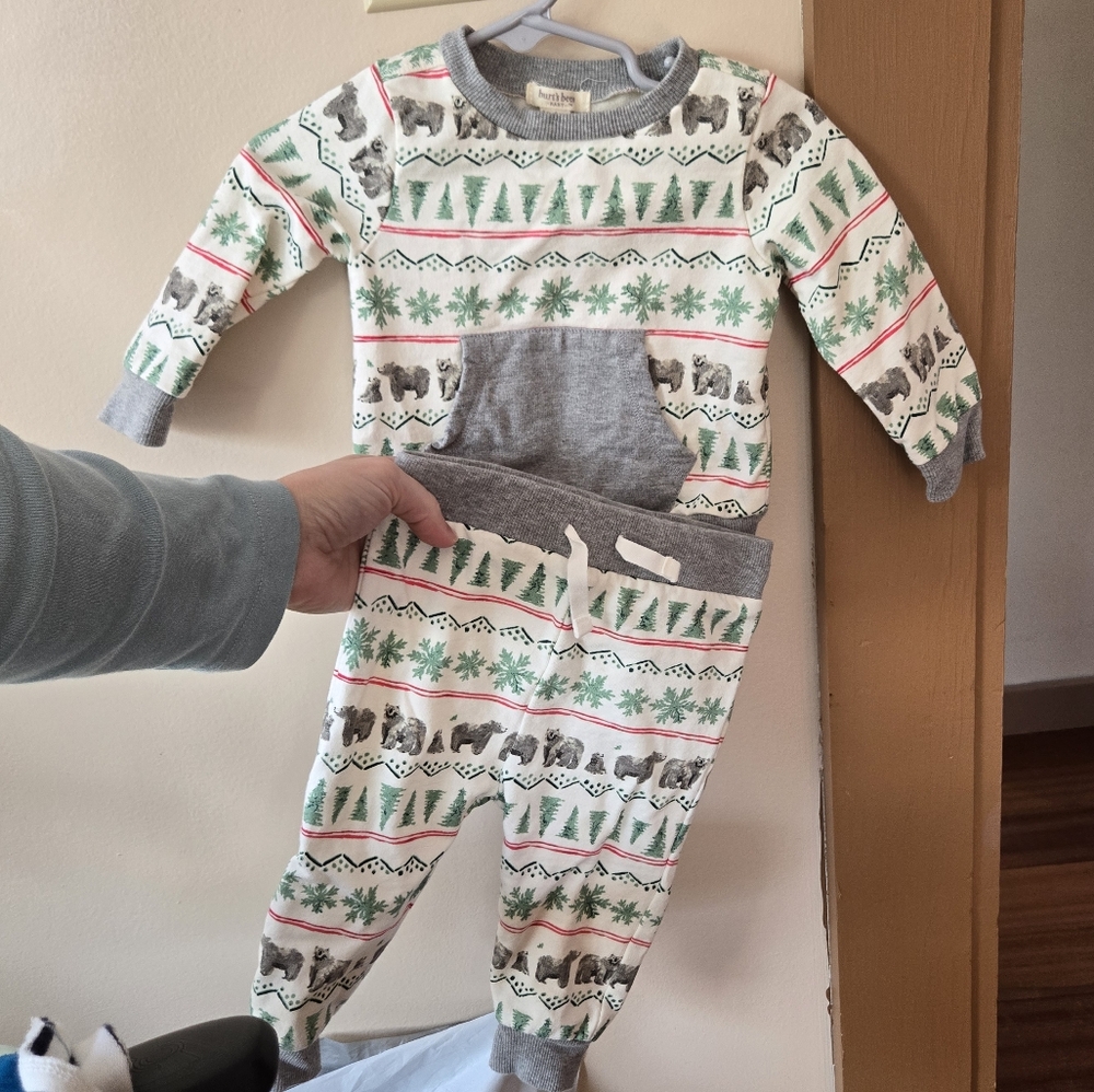 Burt's Bees matching winter set - 3-6 months